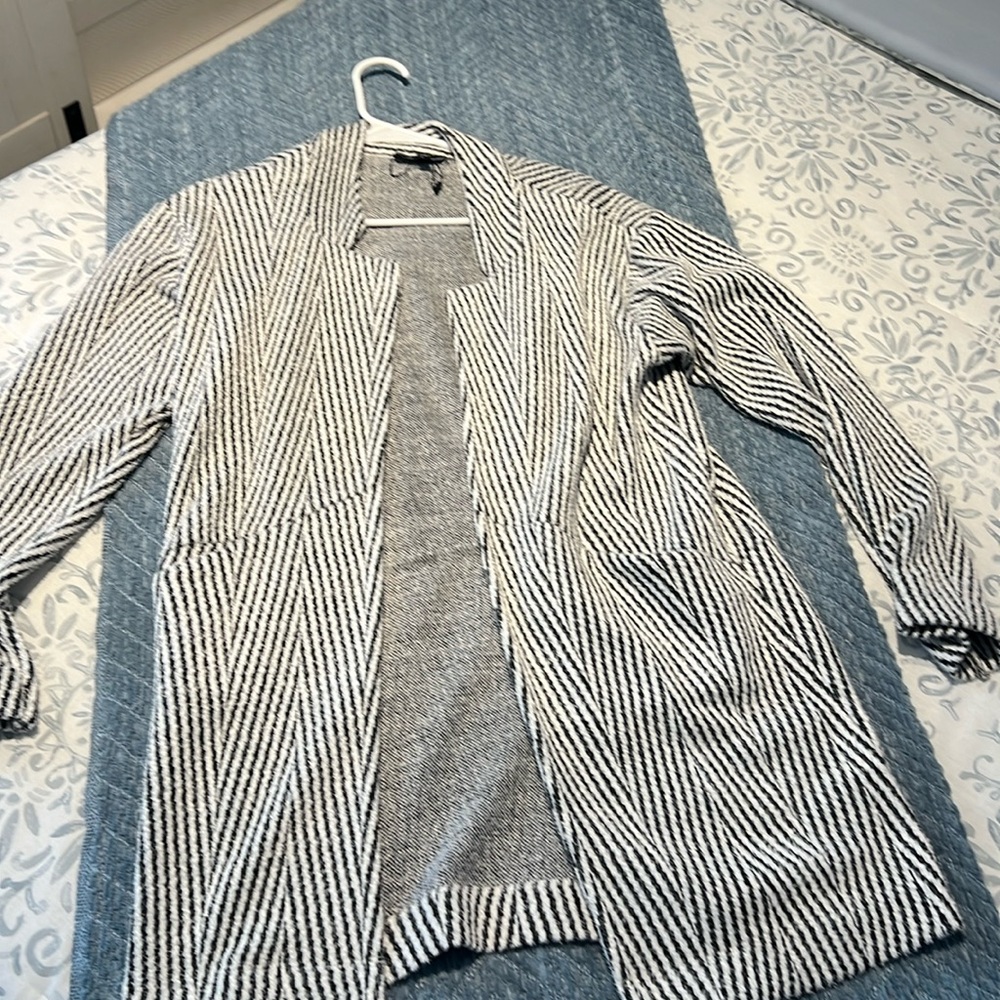 Express striped sweater jacket size xs